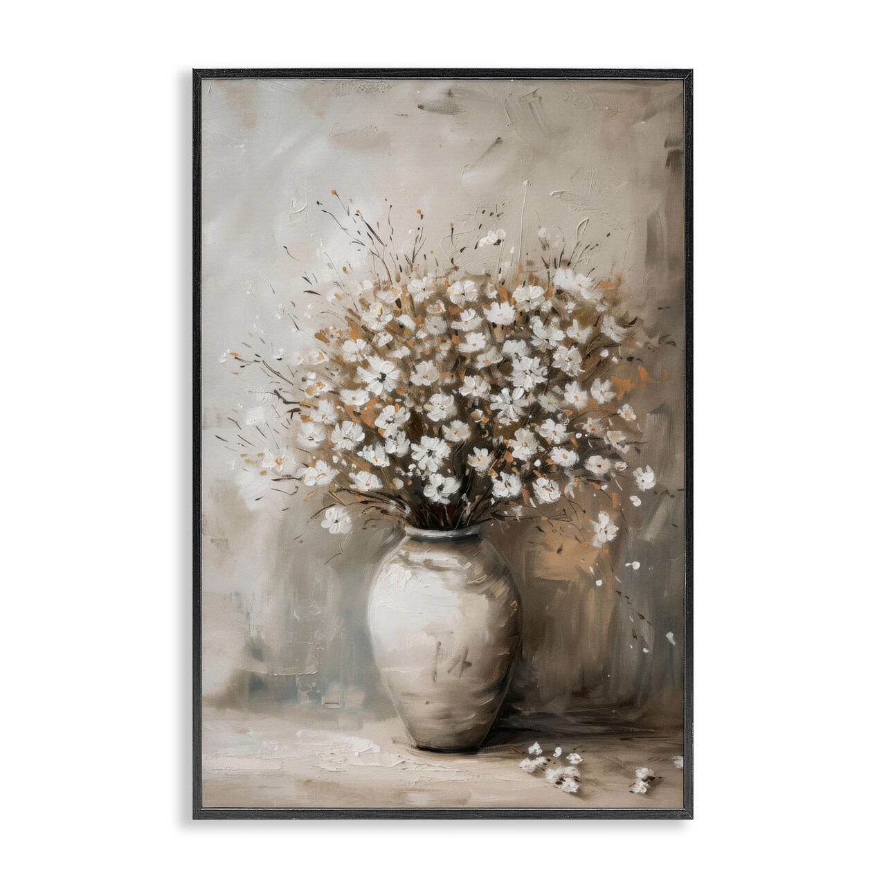 Stupell Industries Vintage Still Life Bouquet Framed Giclee Wall Art Design by LSR Design Studio